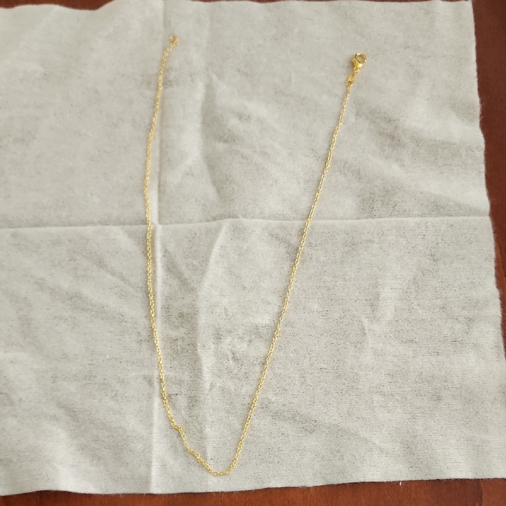 Elegant Gold Stamped 925 Necklace - Picture 2 of 5